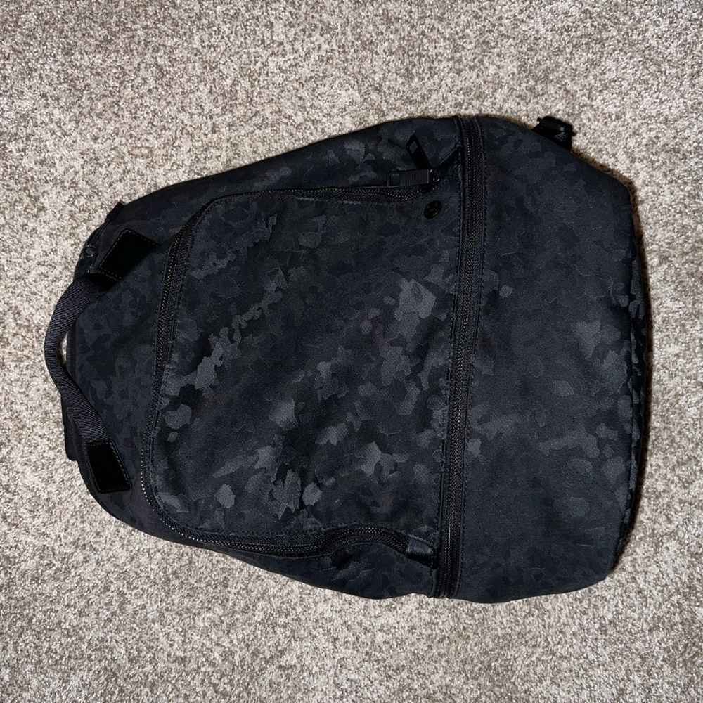 Lululemon Athletica Black Camouflage Women's Backpack - Picture 2 of 5